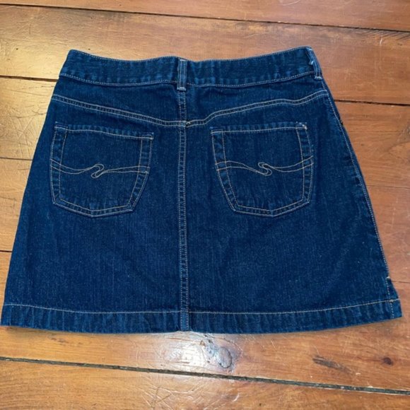 Silver Jeans Denim Short Micro Mini Skirt Size 30 - Picture 7 of 10